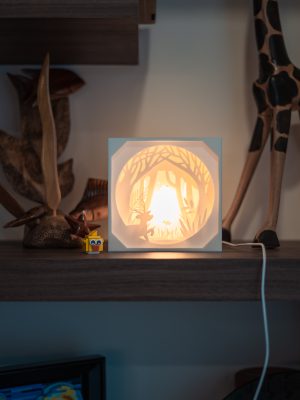 3D Printed  Lamp-Lost in the Forest