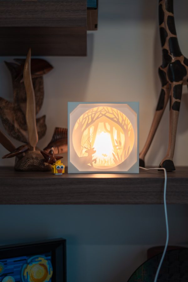3D Printed  Lamp-Lost in the Forest