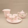 Handcrafted Rose Porcelain Tea Set