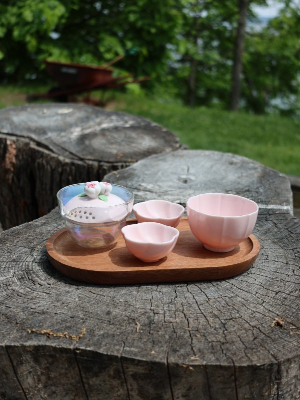 Rose Blossom Tea Travel Set