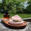 Handcrafted Porcelain Flower Aroma Diffuser-Hibiscus