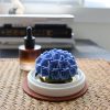 Handcrafted Porcelain Flower Aroma Diffuser-Blue Hydrangea