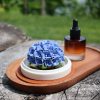 Handcrafted Porcelain Flower Aroma Diffuser-Blue Hydrangea