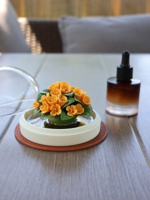 Handcrafted Porcelain Flower Aroma Diffuser-Osmanthus