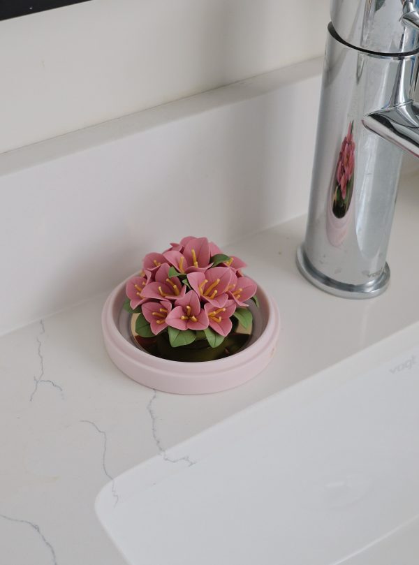 Handcrafted Porcelain Flower Aroma Diffuser - Bougainvillea