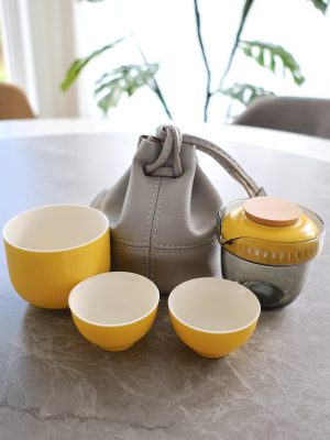 Sunny Glow Travel Tea Set