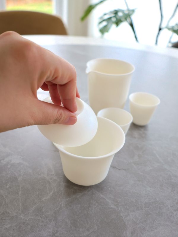 Ivory Jade Porcelain Tea Set