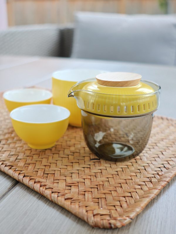 Sunny Glow Travel Tea Set