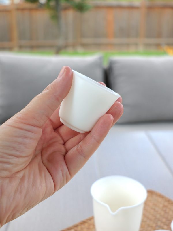Ivory Jade Porcelain Tea Set