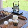 Cream Whisper Travel Tea Set