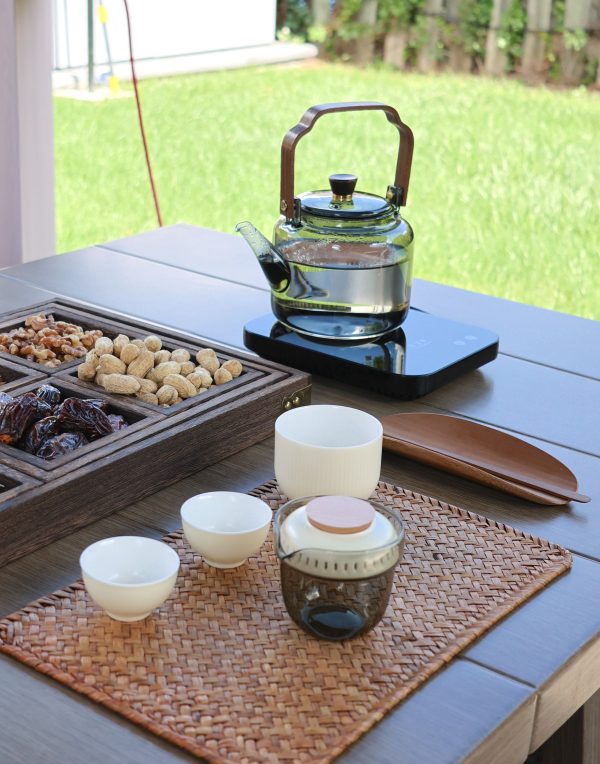 Cream Whisper Travel Tea Set