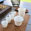 Ivory Jade Porcelain Tea Set
