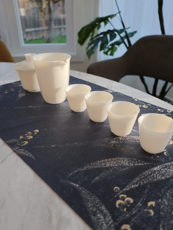 Ivory Jade Porcelain Tea Set