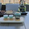 Serenity Bamboo & Ceramic Tray