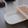 Serenity Bamboo & Ceramic Tray